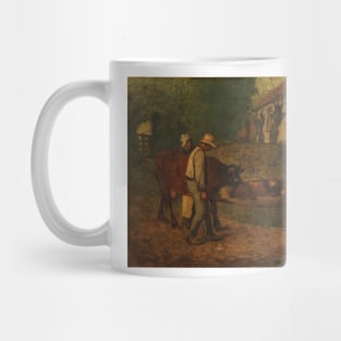 Bringing Home the Calf Born in the Fields - Jean-François Millet Mug